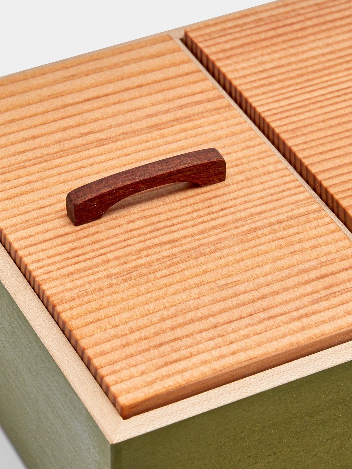 Matthew Kenney - Wood Desk Tidy - Olive - ABASK