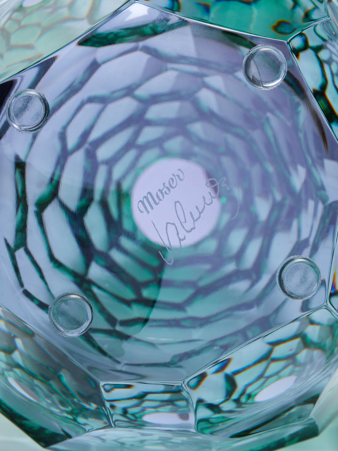 Moser - Stones Hand-Blown Crystal Tall Vase -  - ABASK