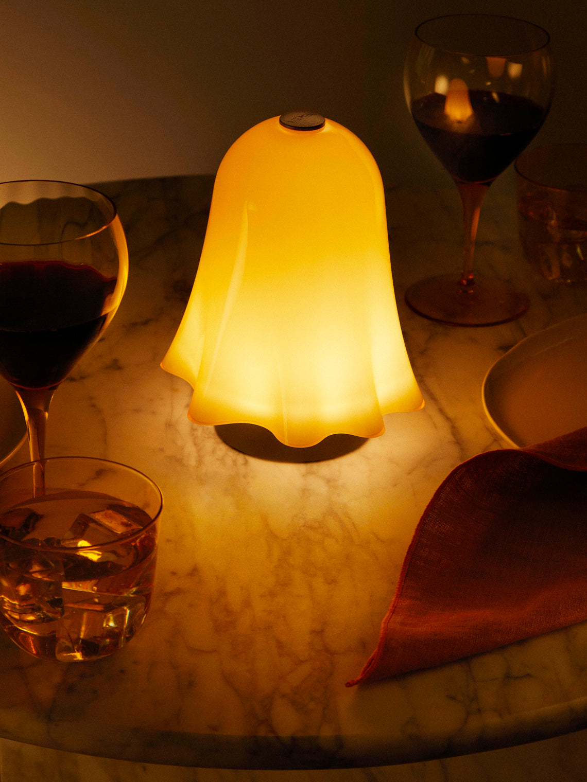 Venini - Fantasmino Hand-Blown Murano Glass Portable Lamp -  - ABASK