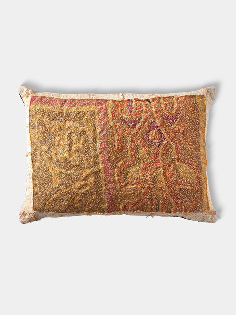 By Walid - 18th-Century French Aubosson Tapestry Wool and Linen Cushion (27.5in/70cm) - Multiple - ABASK - 
