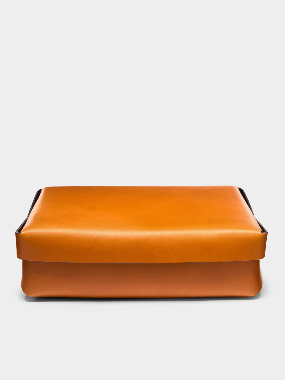 Oscar Maschera - Leather Large Rectangular Box with Lid -  - ABASK - 