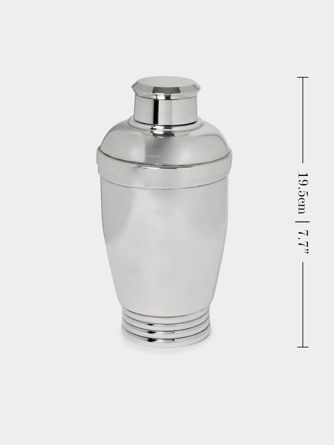 Antique and Vintage - Mid-Century Silver-Plated Cocktail Shaker - Silver - ABASK