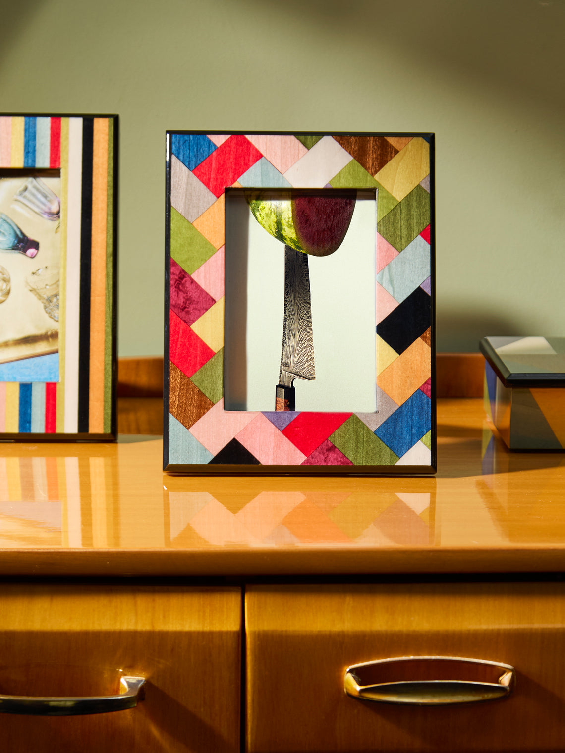 Biagio Barile - Opus Wood Inlay Photo Frame -  - ABASK