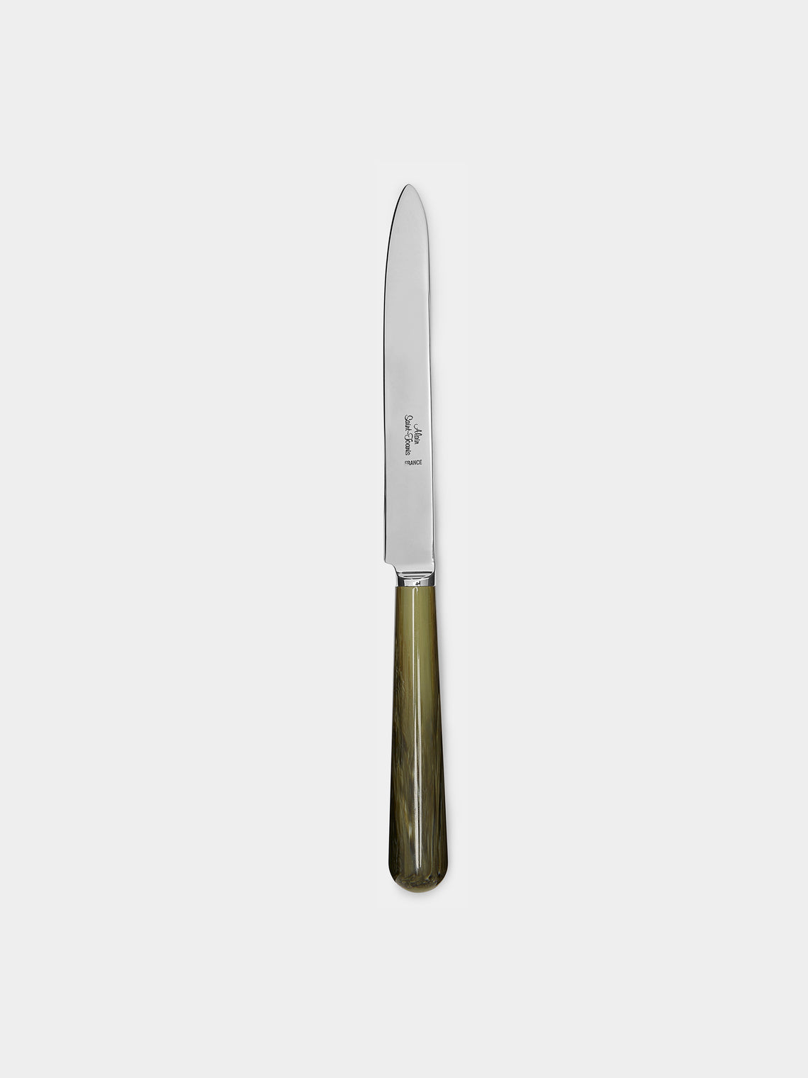 Alain Saint-Joanis - Marbled Resin Dinner Cutlery (Set of 4) - Green - ABASK