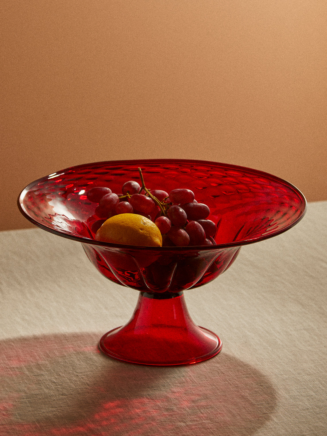 Antique and Vintage - 1930s Venini Murano Glass Bowl - Red - ABASK