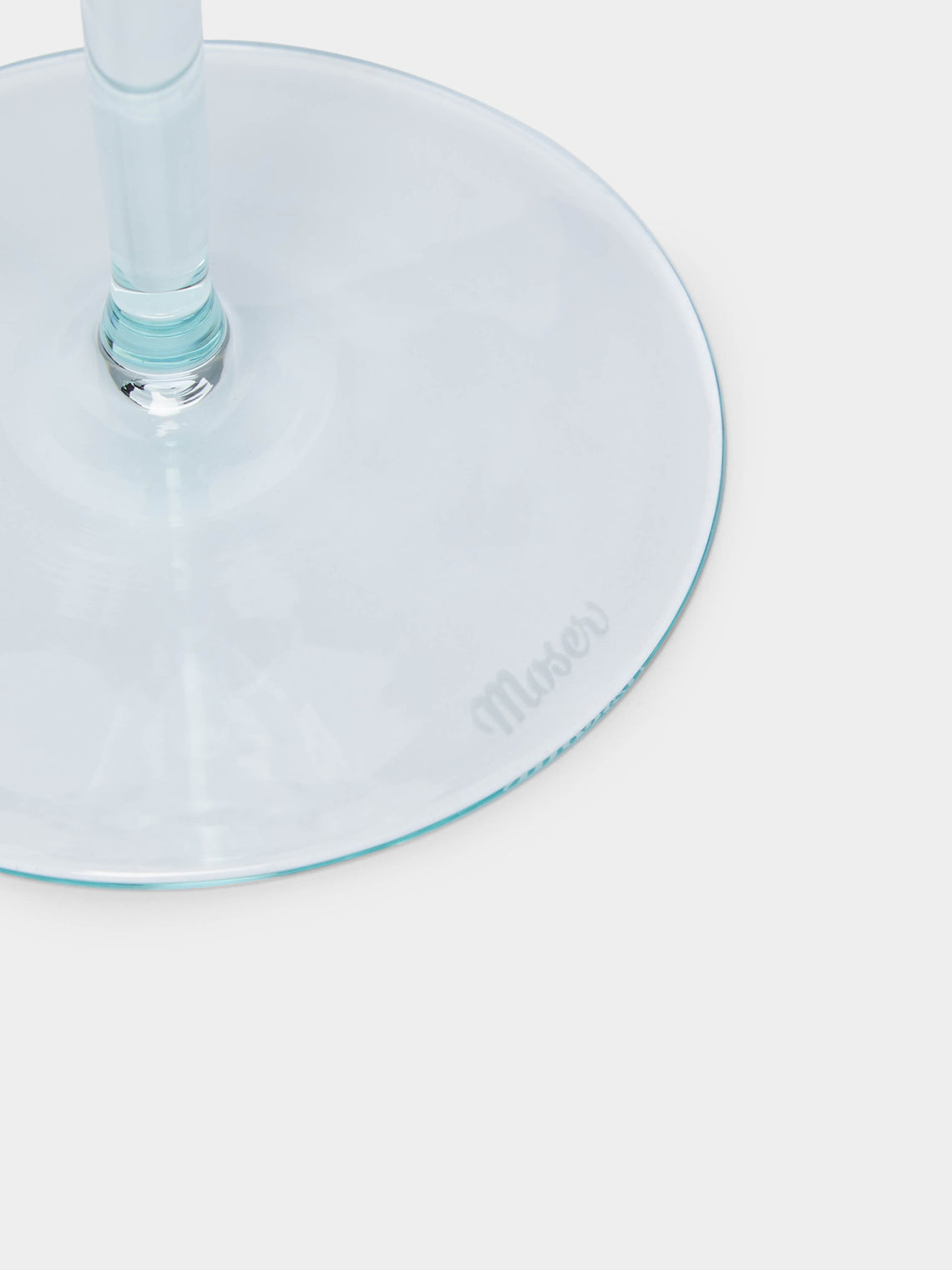 Moser - Optic Hand-Blown Crystal White Wine Glasses (Set of 2) -  - ABASK