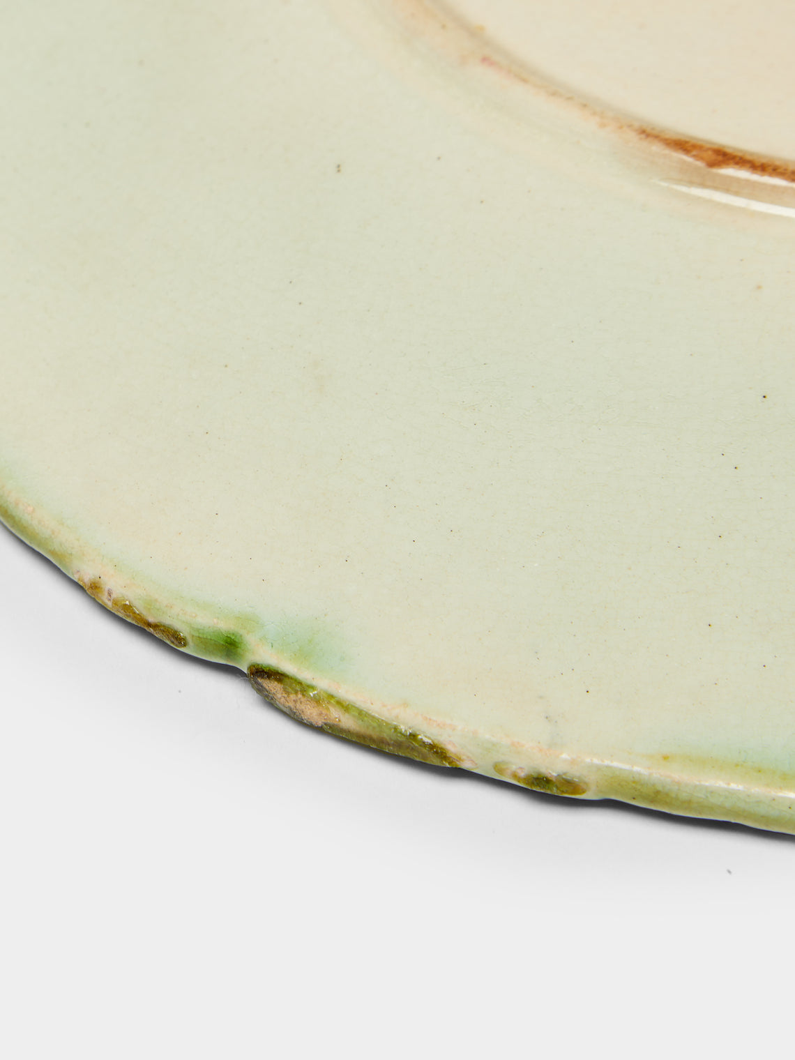 Antique and Vintage - 1950s Flower Ceramic Side Plates (Set of 10) -  - ABASK