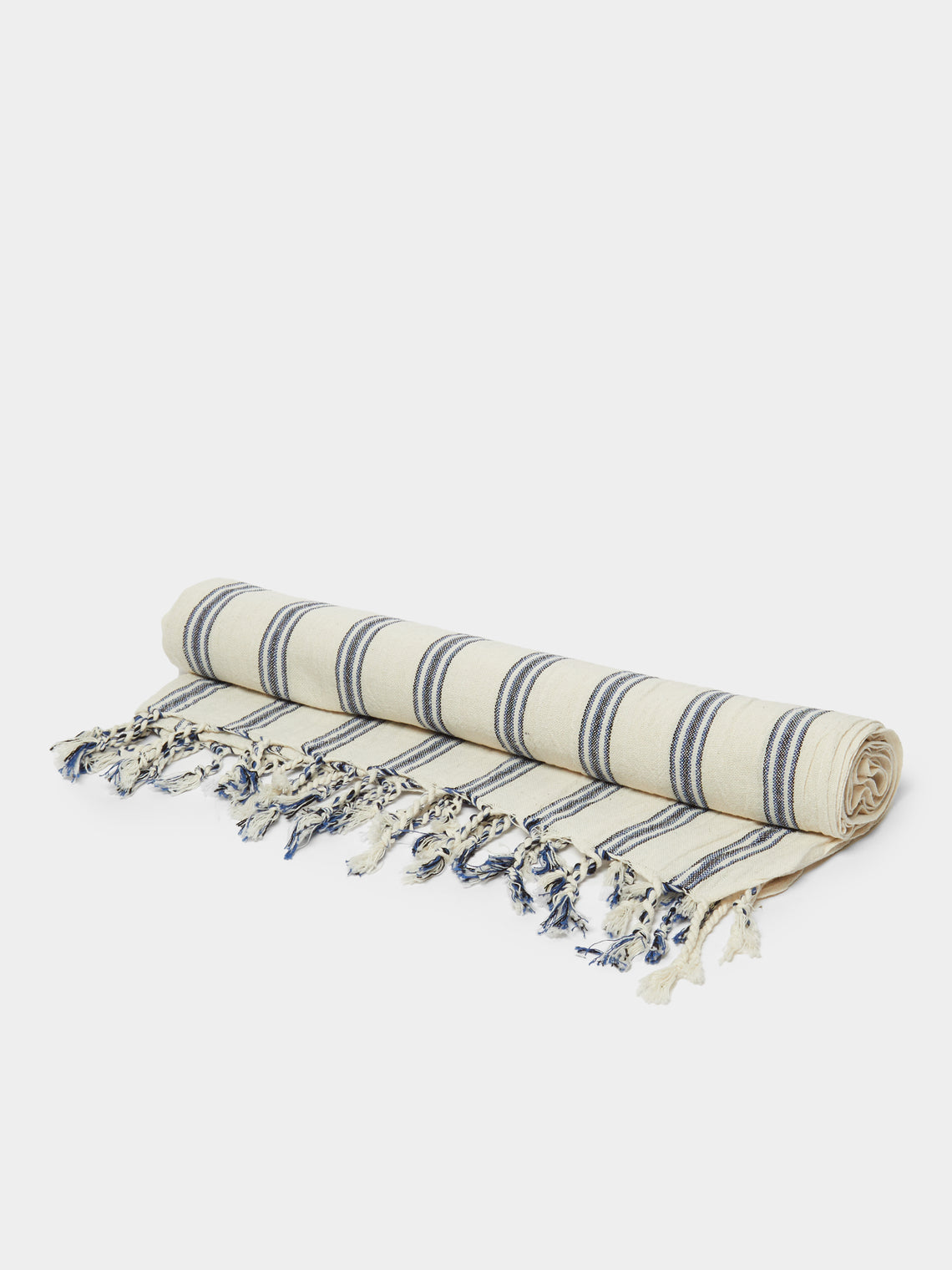 Mizar & Alcor - Sapphire Handwoven Linen and Cotton Towels (Set of 2) -  - ABASK