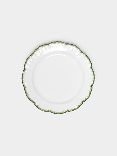 Atelier Soleil - Combed Edge Hand-Painted Ceramic Side Plates (Set of 4) -  - ABASK - 