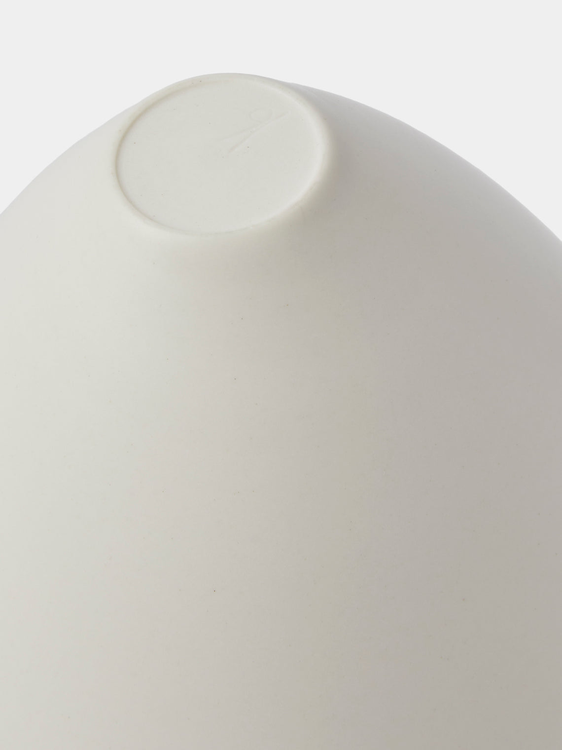 Paul James Ceramics - Fractured Reality Hand-Thrown Ceramic Vase (7.5in/19cm) - White - ABASK