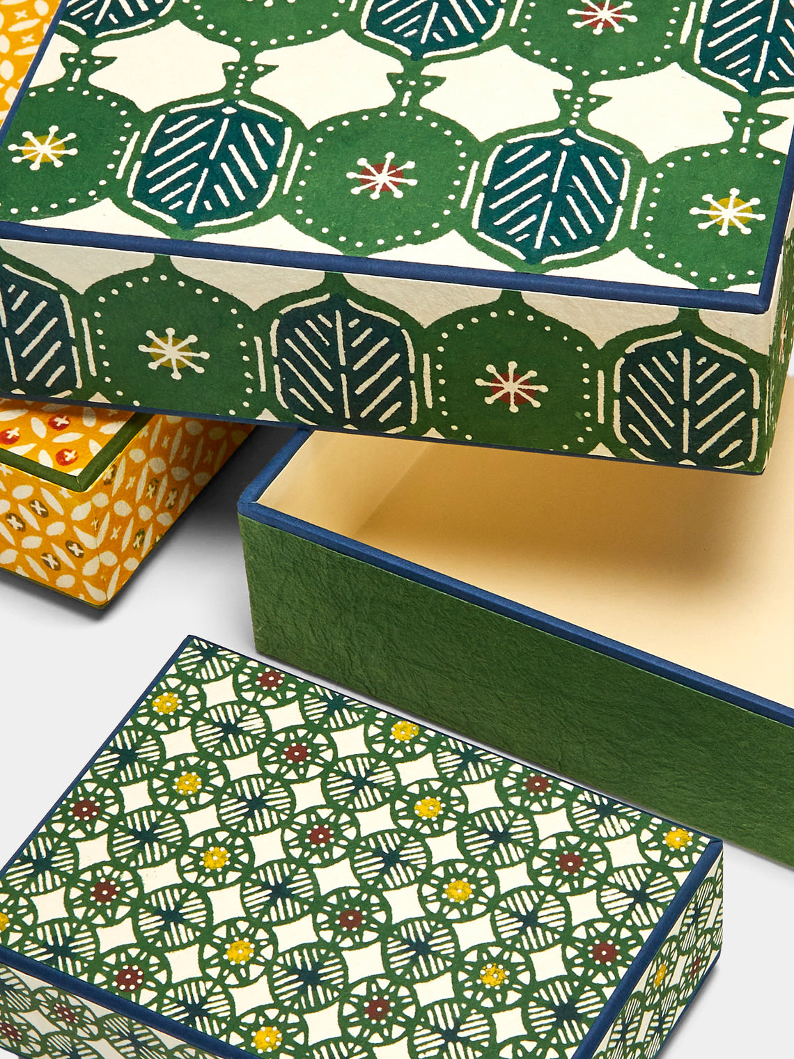 Keijusha - Washi Treasure Boxes (Set of 3) - Multiple - ABASK