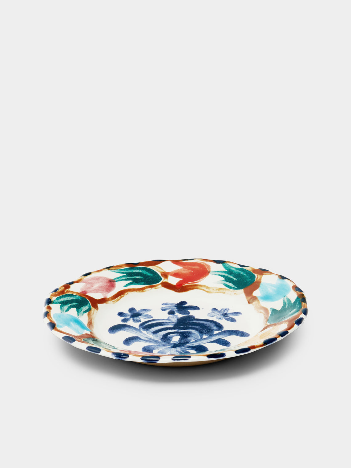 Zsuzsanna Nyul - Hand-Painted Ceramic Side Plates (Set of 4) -  - ABASK
