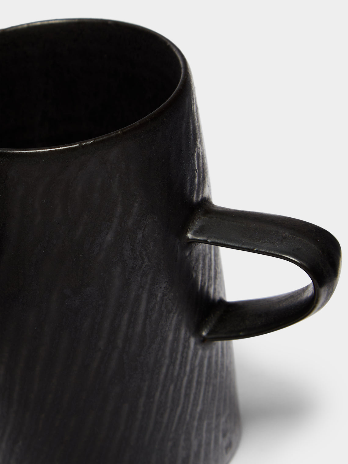 Lee Song-am - Black Clay Large Mugs (Set of 4) -  - ABASK
