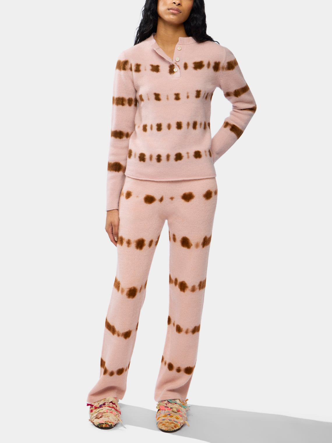 Women's Rave-Dye Cashmere Sweatpants | Size: S