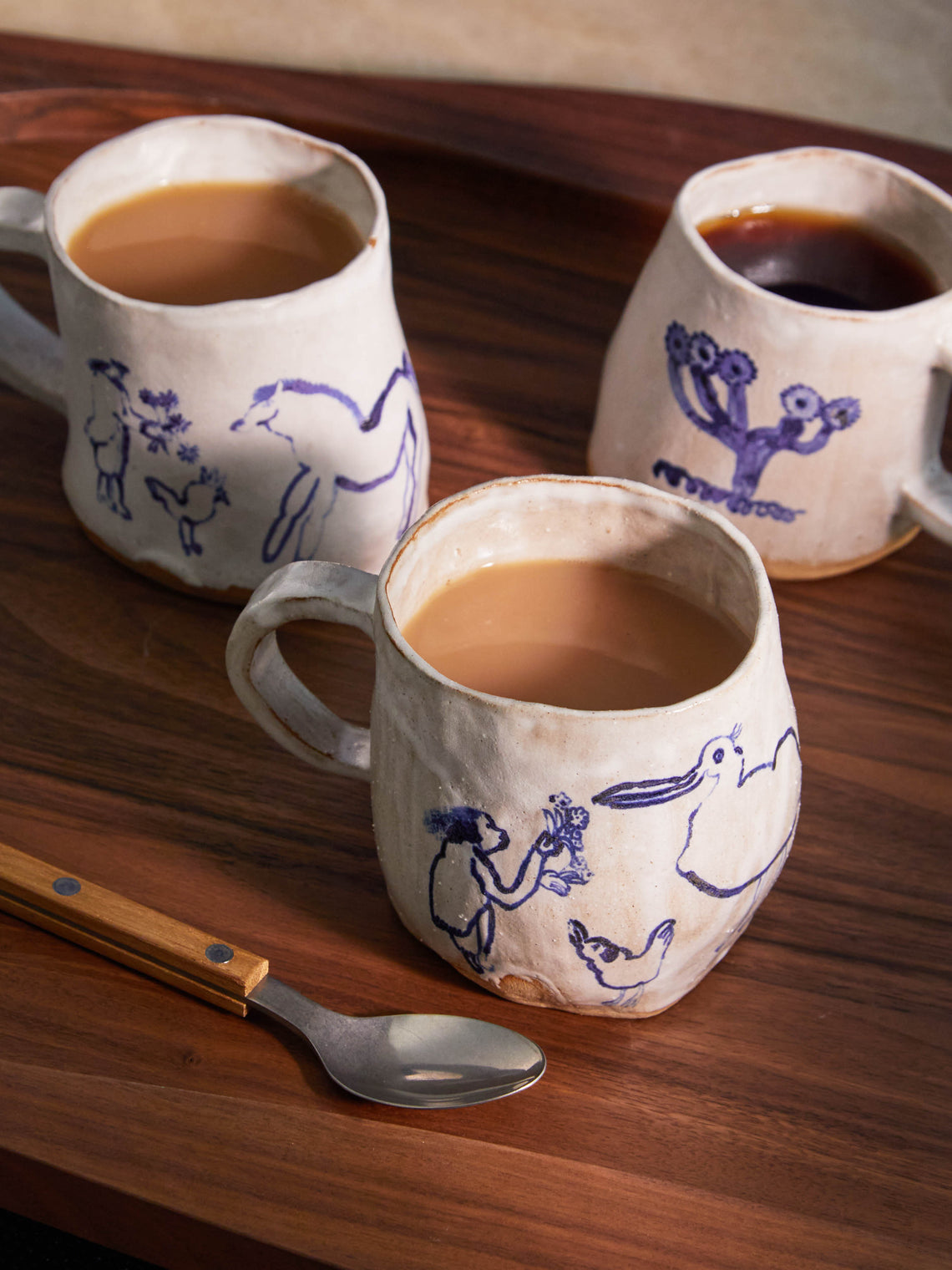 Liz Rowland - Big Bird Hand-Painted Ceramic Mug -  - ABASK