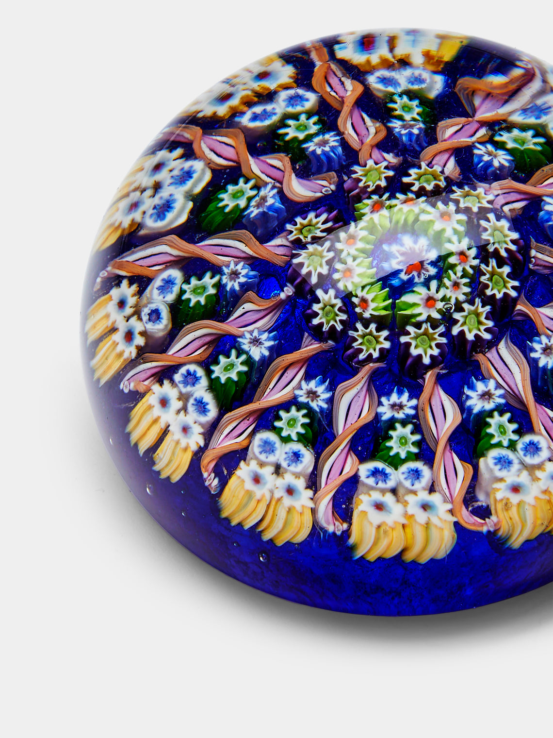 Antique and Vintage - 1930s Murano Glass Paperweight - Blue - ABASK