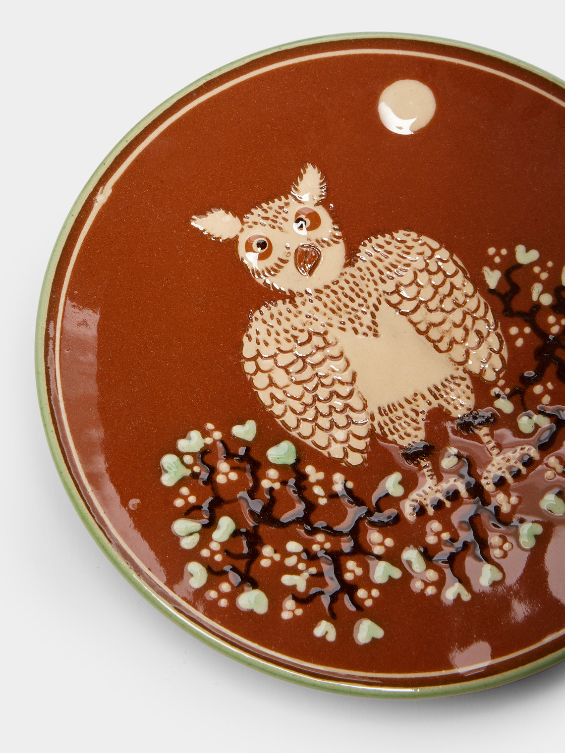 Poterie d’Évires - Animals Hand-Painted Ceramic Dessert Plates (Set of 6) -  - ABASK