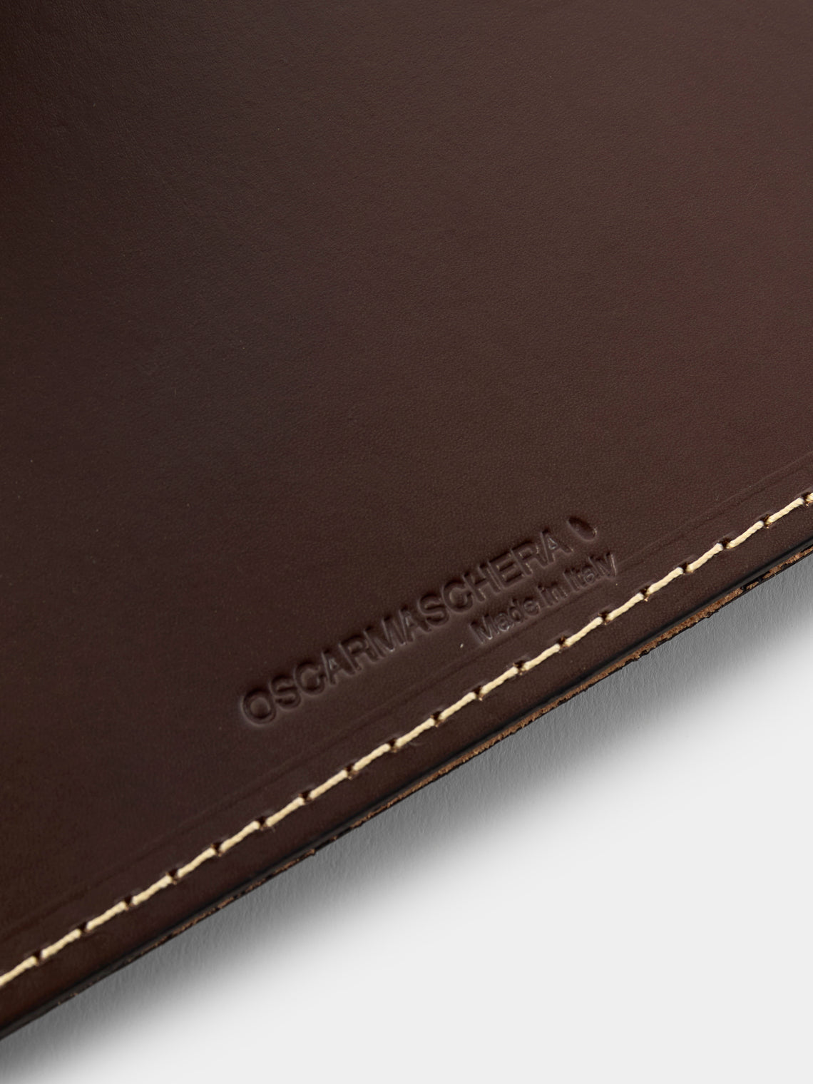 Oscar Maschera - Punti Leather Photo Frame (4x6") - Dark Brown - ABASK