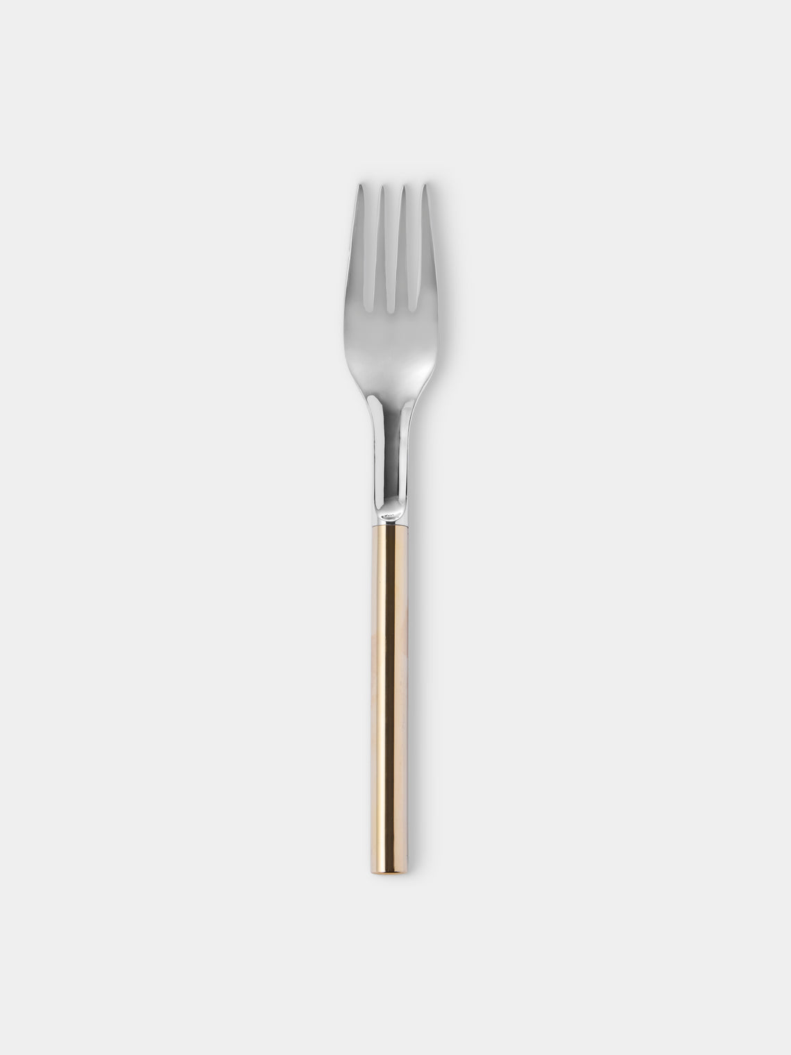 San Lorenzo - 1979 Afra and Tobia Scarpa Sterling Silver and Gold Serving Cutlery in Wooden Box (Set of 5) - Silver - ABASK