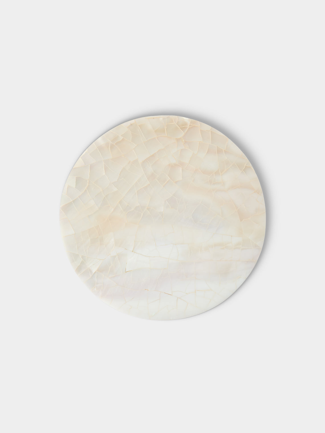 Objet Luxe - Mother-of-Pearl Coasters (Set of 6) - Ivory - ABASK