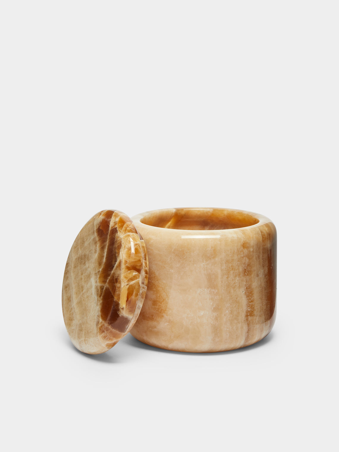 Stoned - Onyx Lidded Pot -  - ABASK