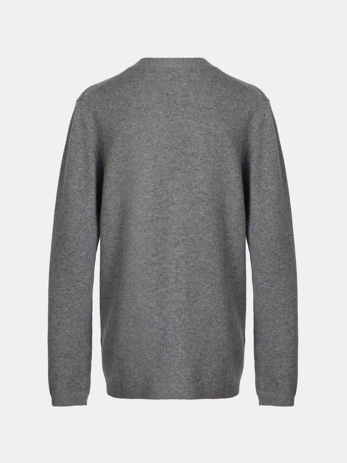 Denis Colomb - Men's Cashmere Boyfriend Cardigan | Size: M - Gray - ABASK