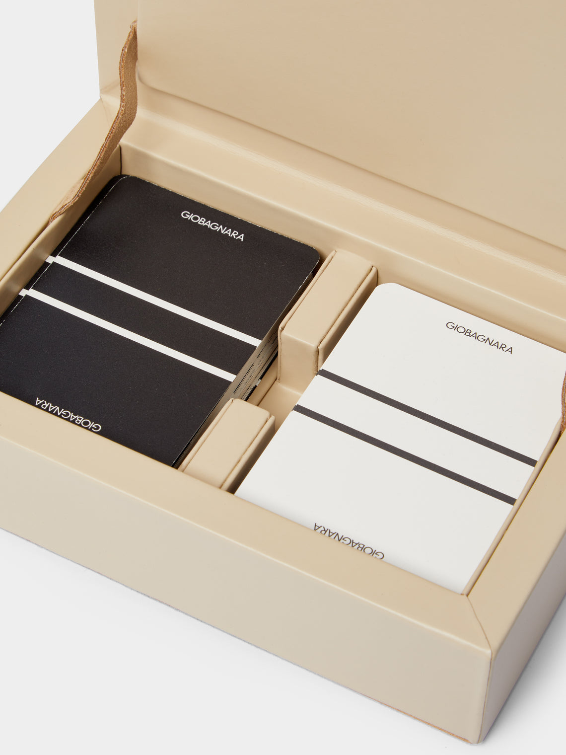 Riviere - Eva Woven Leather Playing Cards Holder -  - ABASK