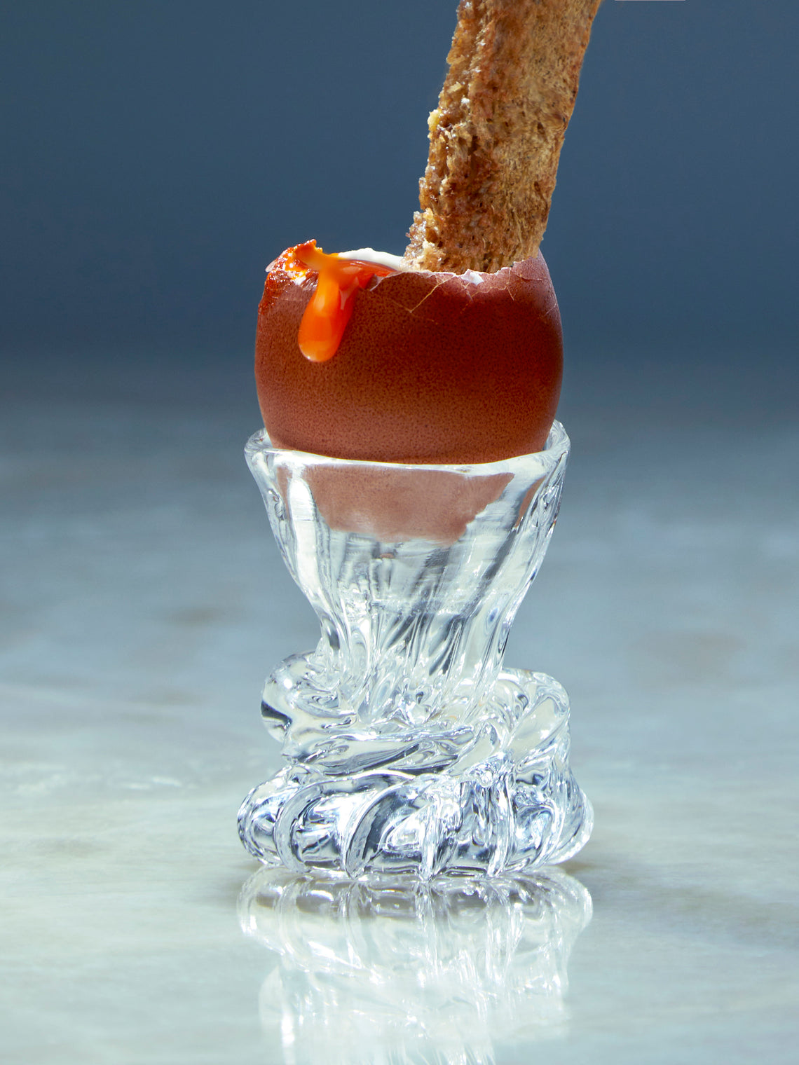 Alexander Kirkeby - Hand-Blown Crystal Egg Cups (Set of 2) -  - ABASK
