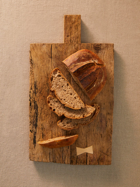 Art Brugi - Hand-Carved Reclaimed Oak Large Serving Board -  - ABASK