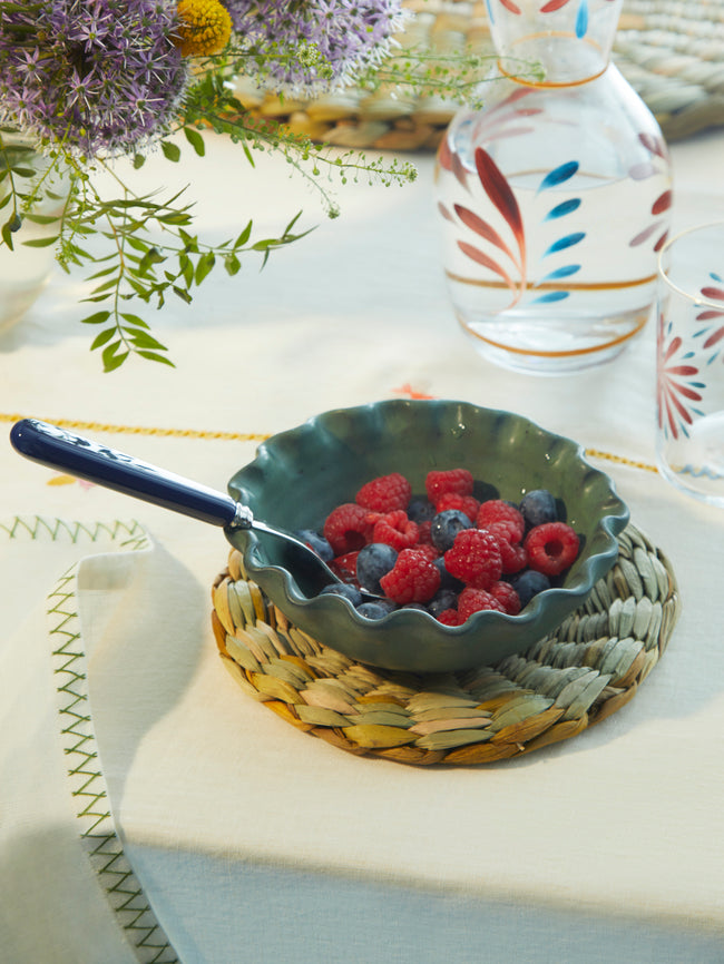 Perla Valtierra - Hand-Glazed Ceramic Small Bowls (Set of 4) -  - ABASK