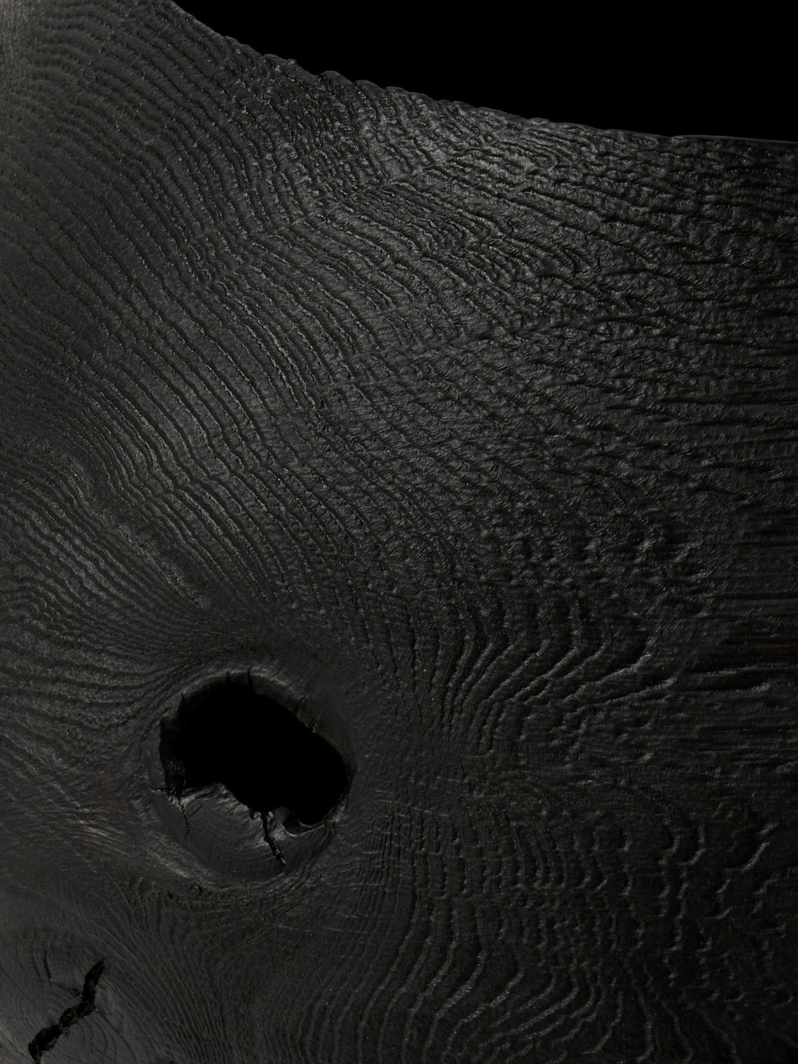 Friedemann Buehler - Blackened Oakwood Bowl - Black - ABASK