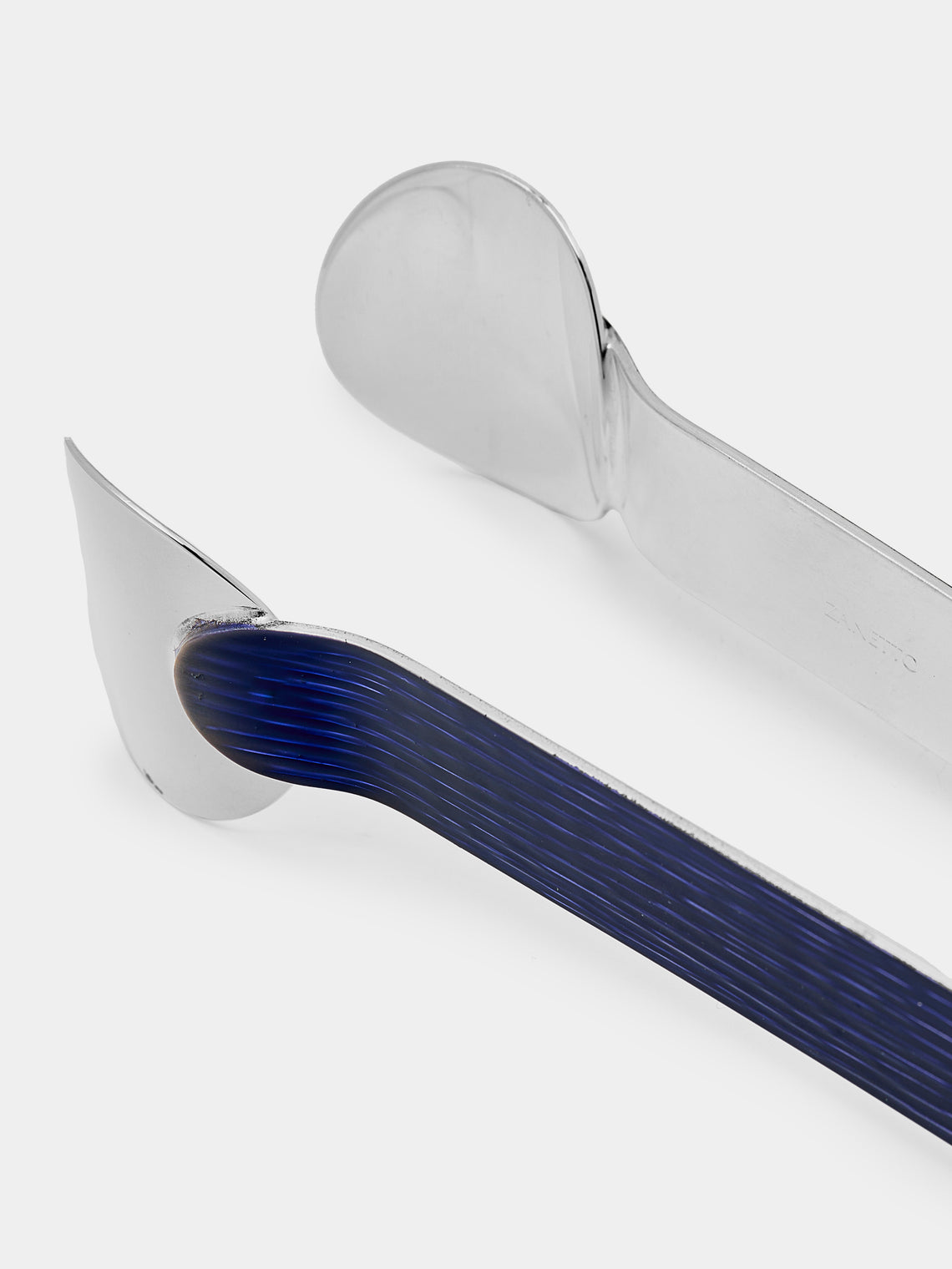 Zanetto - Velvet Enamelled Silver-Plated Ice Tongs -  - ABASK
