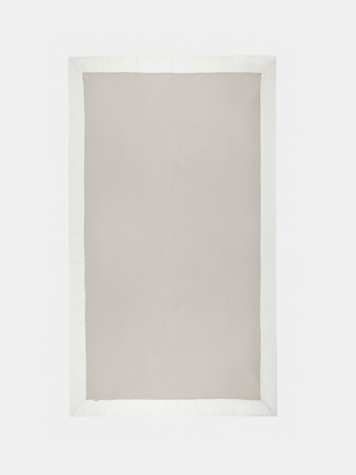 Borgo delle Tovaglie - Bauhaus Linen Large Rectangular Tablecloth - Natural - ABASK