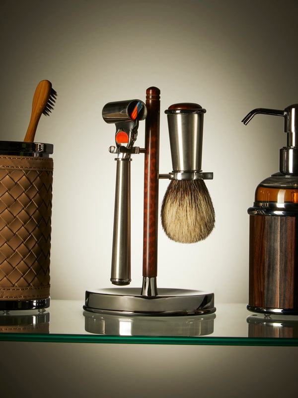 Lorenzi Milano - Steel Shaving Set -  - ABASK