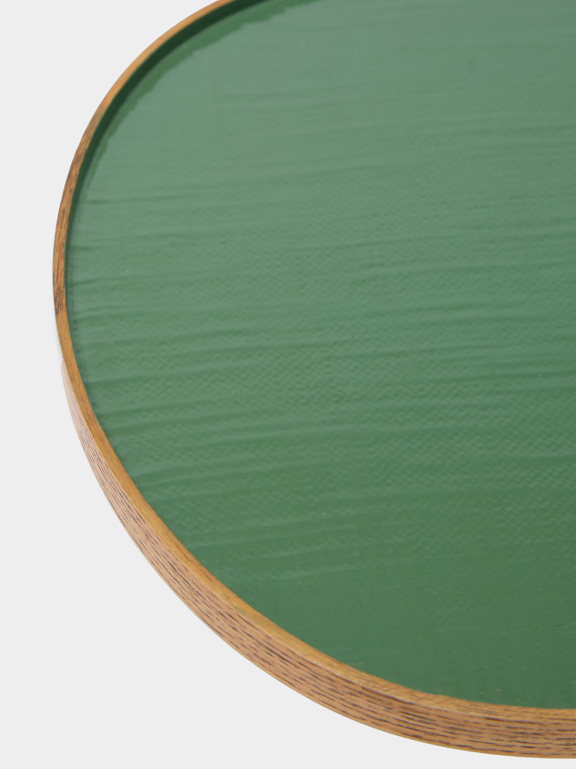 Huh Myoung Wook - Ottchil Ash Irregular Tray (9in/23cm) - Green - ABASK
