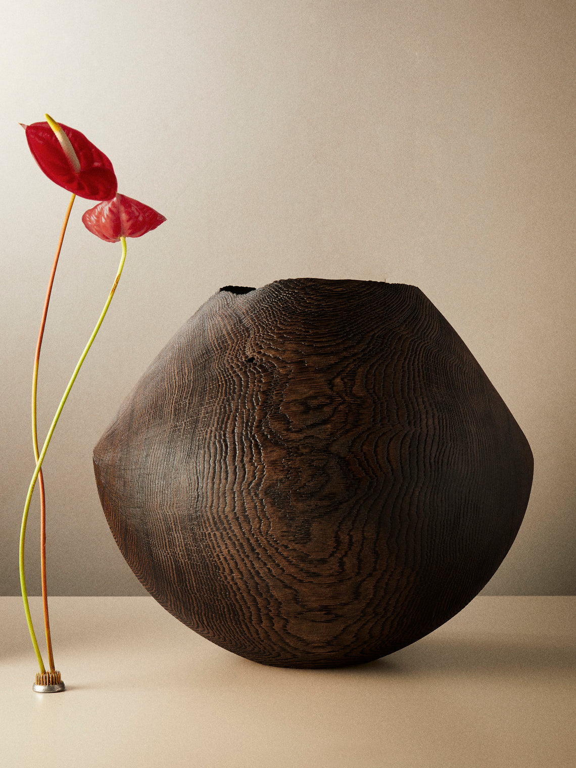 Friedemann Buehler - Dark Brown Oak Bowl - Brown - ABASK