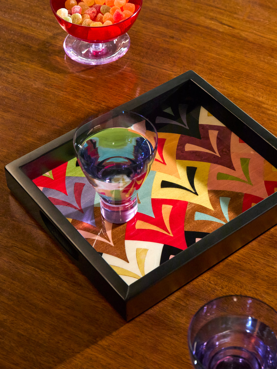 Biagio Barile - Asso Wood Inlay Tray -  - ABASK
