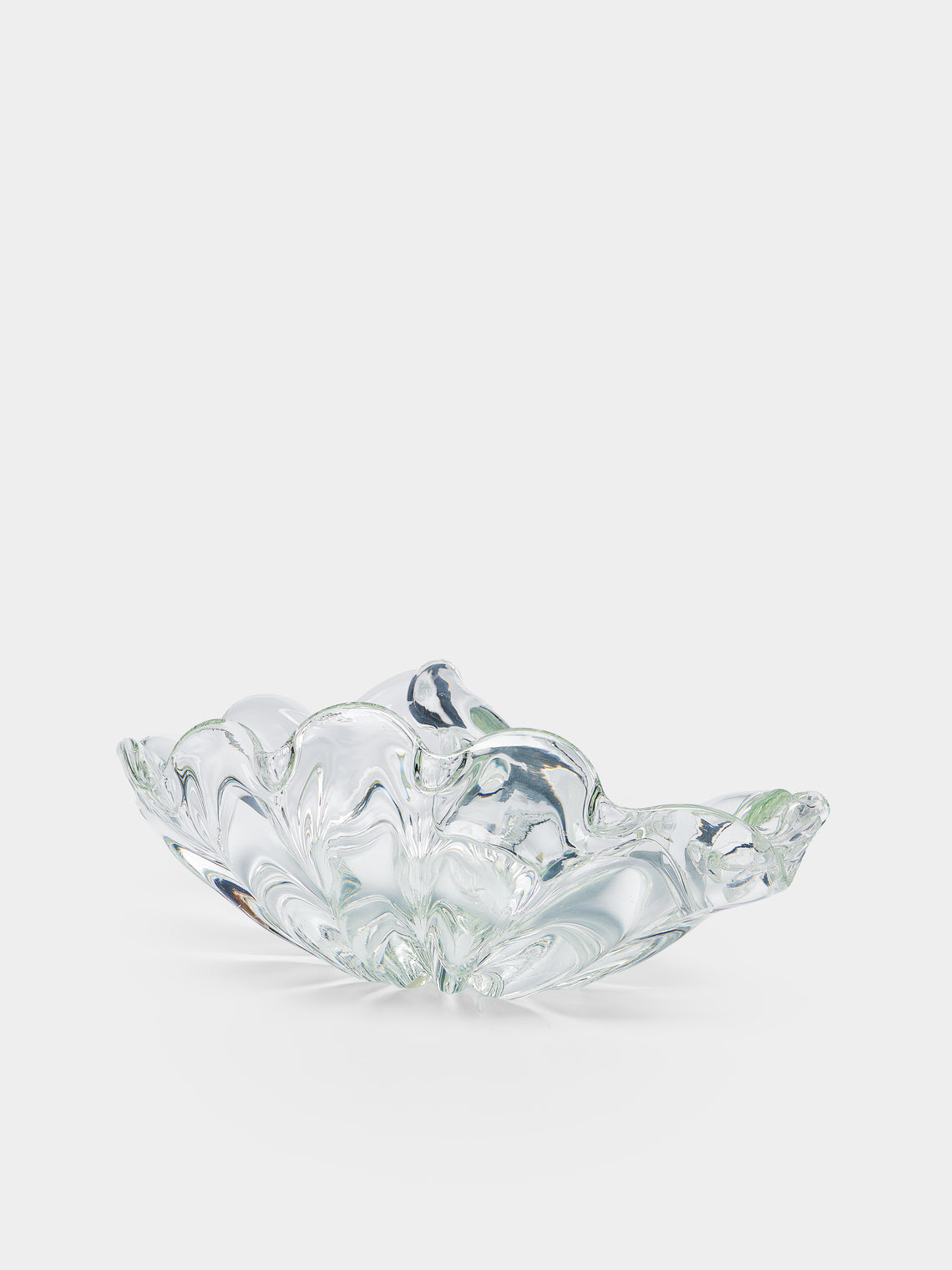 Antique and Vintage - Mid-Century Shell Murano Glass Fruit Bowl -  - ABASK