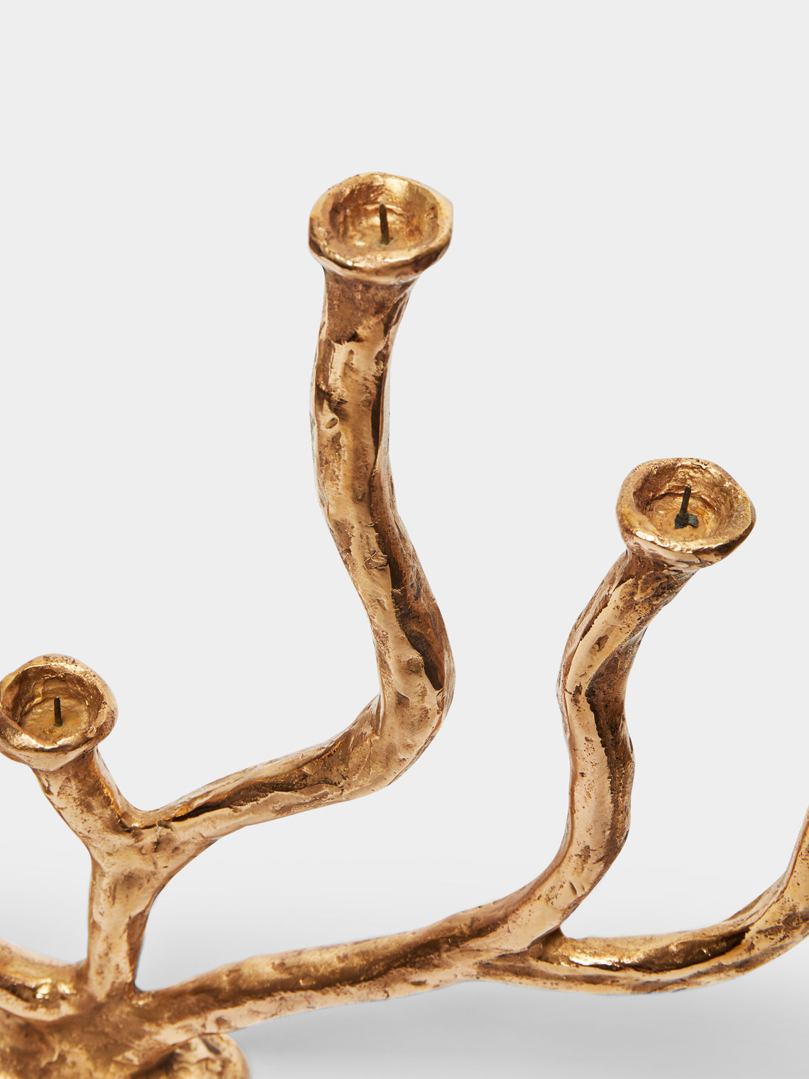 Osanna Visconti - Hand-Cast Bronze Menorah -  - ABASK