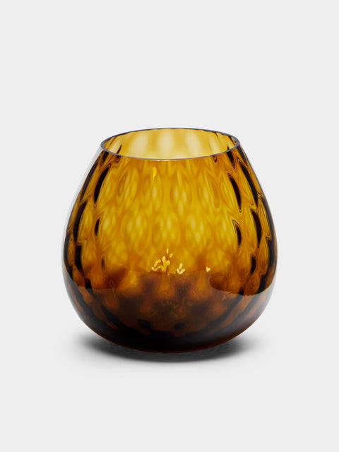 NasonMoretti - Macramé Hand-Blown Murano Glass Tealight Holder -  - ABASK - 