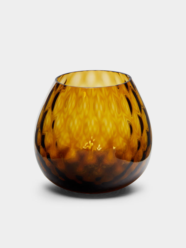 NasonMoretti - Macramé Hand-Blown Murano Glass Tealight Holder -  - ABASK - 