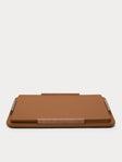 Giobagnara x Poltrona Frau - Leather and Walnut Placemats with Holder (Set of 6) - Tan - ABASK - 