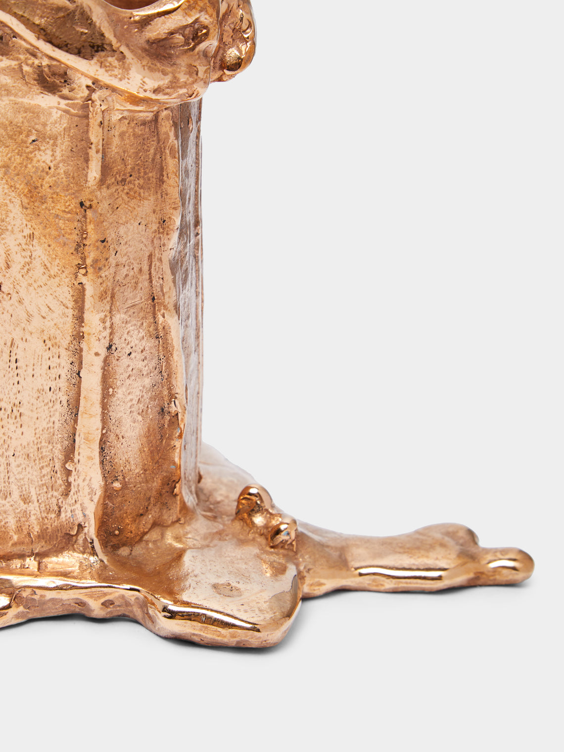 Osanna Visconti - Melted Hand-Cast Bronze Candle Holder -  - ABASK