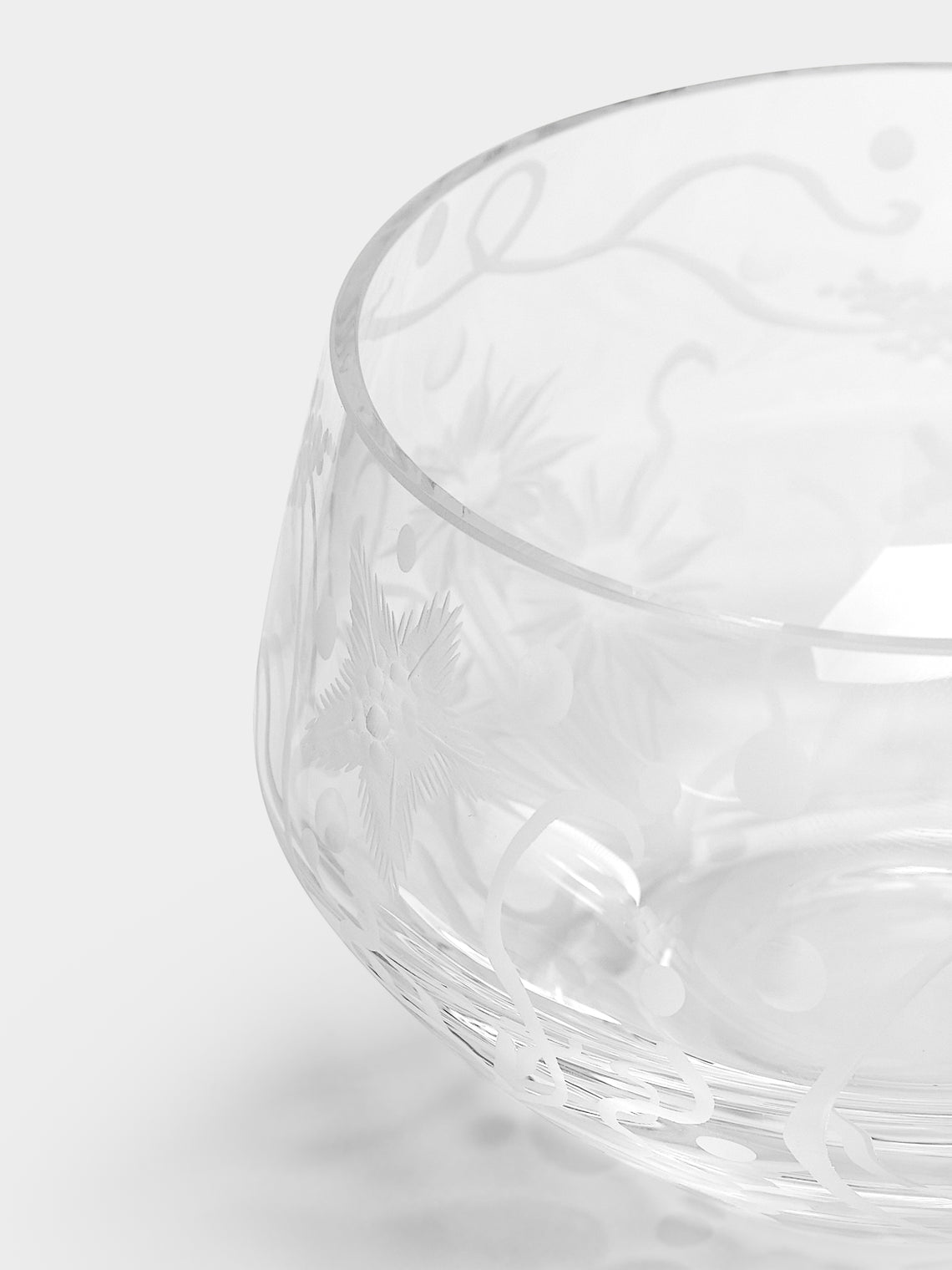 Artel - Atlantis Hand-Engraved Crystal Votive Candle Holder -  - ABASK