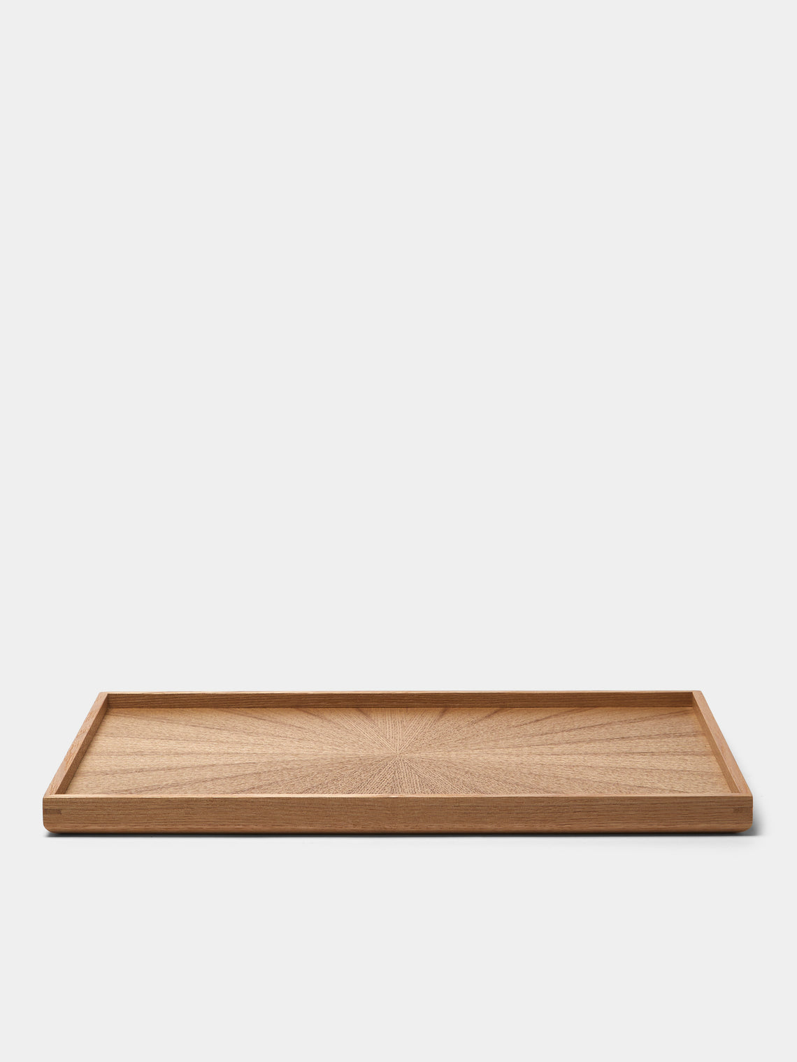 Mori Kougei - Rays Ash Wood Tray (14.5in/36.5cm) - Brown - ABASK
