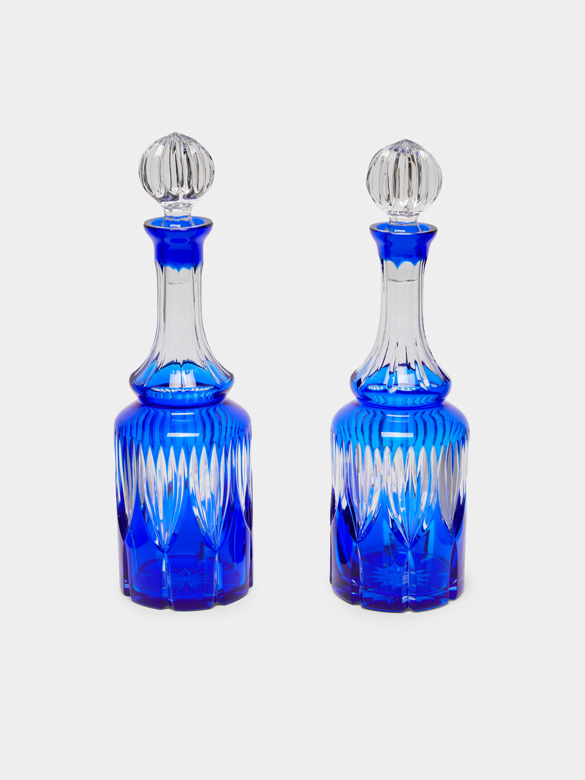 Antique and Vintage - 1950s Cut Crystal Decanters (Set of 2) -  - ABASK