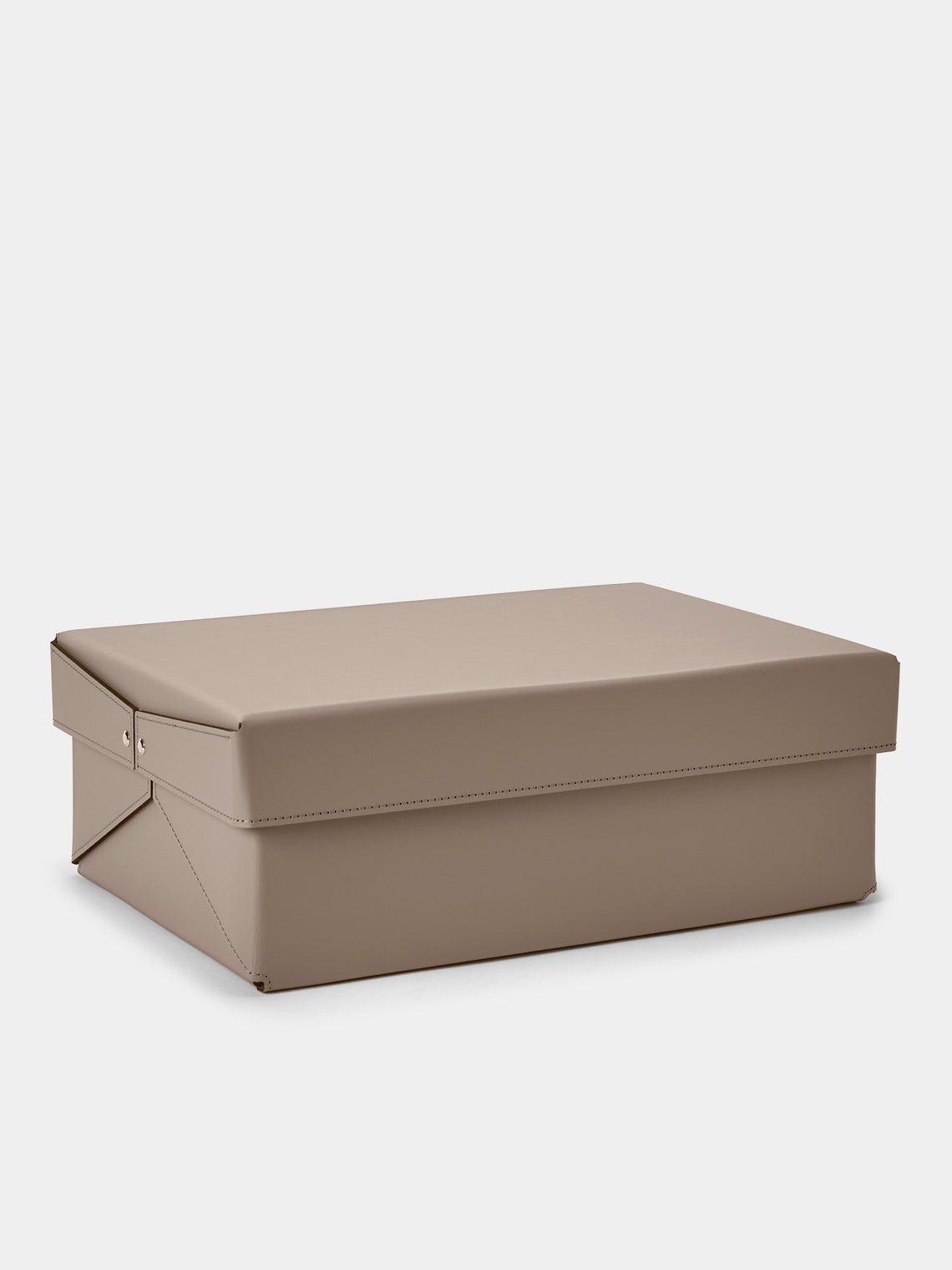Pinetti - Origami Leather Small Box - Taupe - ABASK