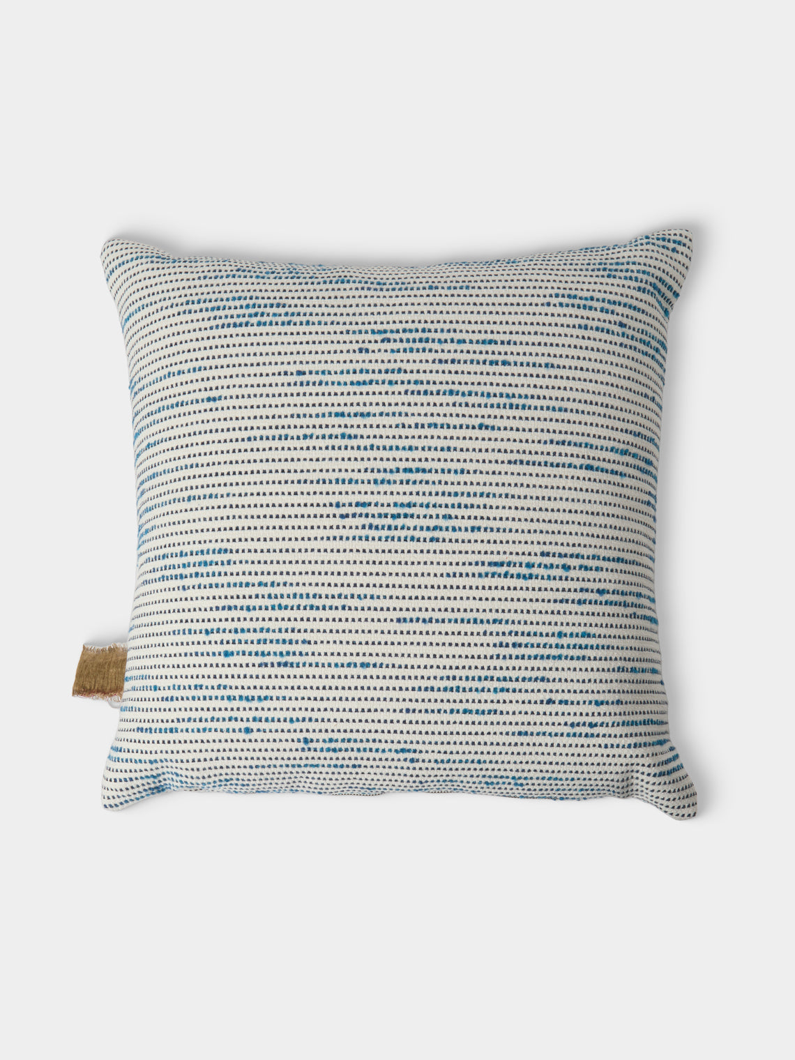The House of Lyria - Cotton-Blend Cushion (19.5in/50cm) - Blue - ABASK