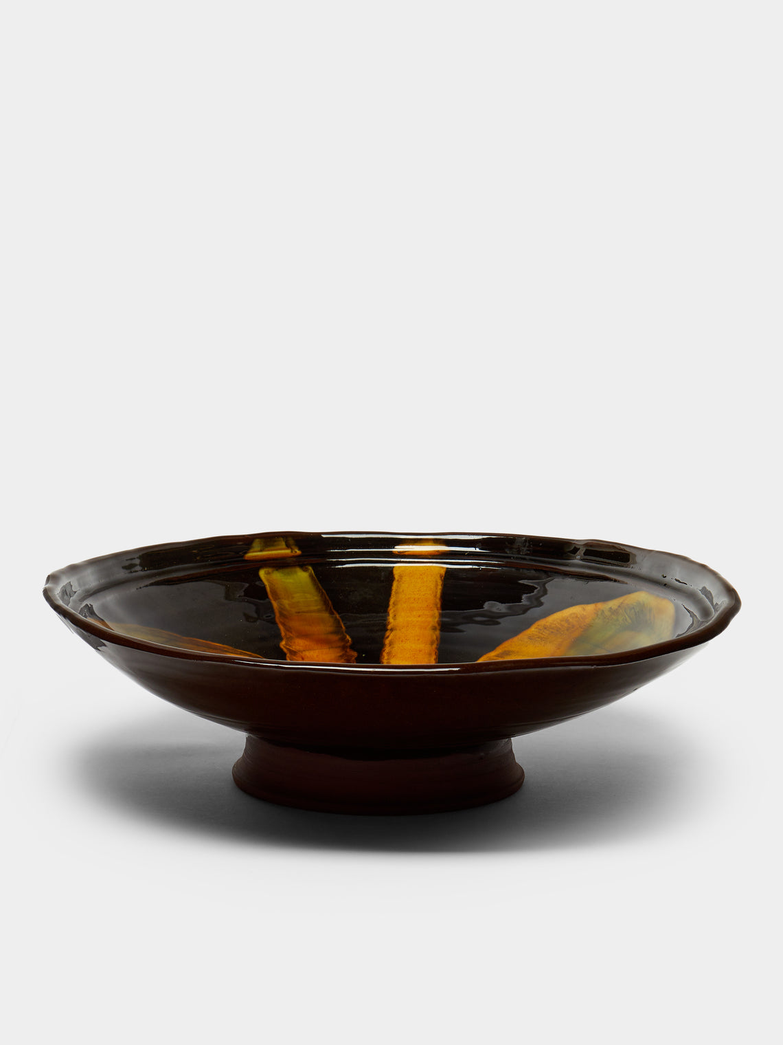 Mike Parry - Slipware Large Salad Bowl -  - ABASK - 