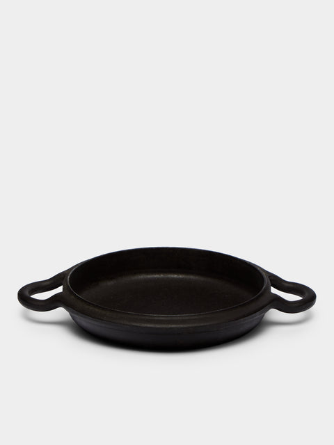 Antique and Vintage - Mid-Century Carl Auböck for Ostovics Culinar Cast Iron Small Shallow Pan -  - ABASK - 